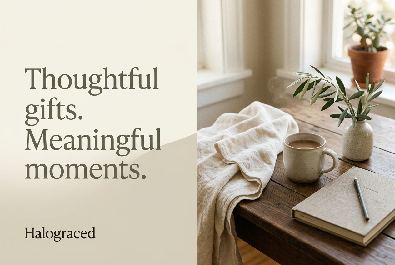Halograced thoughtful gifts banner